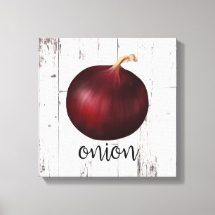 CEBOLLA ROJA Arte de cocina rústica de granja de m