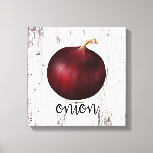 CEBOLLA ROJA Arte de cocina rústica de granja de m (Anverso)