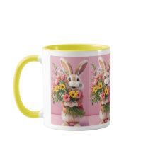 Cebollas de la Copa Conejo Coffee Mug