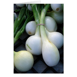Cebollas en el mercado de agricultores