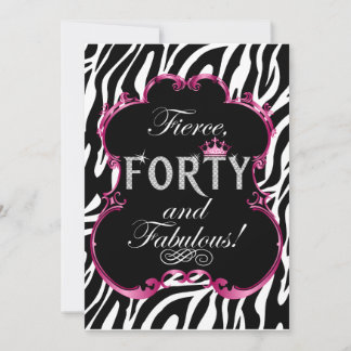 Cebra 40 y una invitación fabulosa al cumpleaños