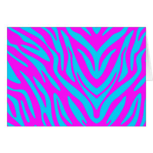 Cebra abstracta rosa y azul