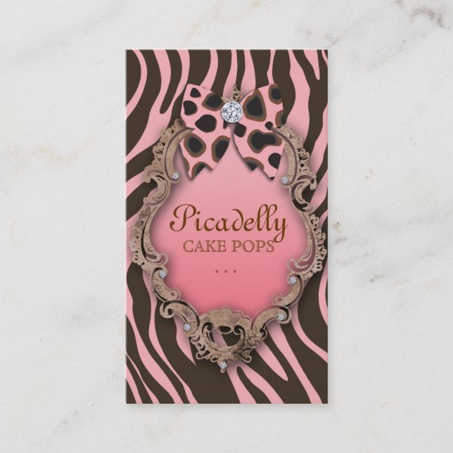 Cebra animal linda de la jirafa de la tarjeta de (Anverso)