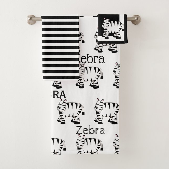Cebra blanca y negra (In situ)