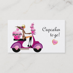 Cebra de la vespa de la tarjeta de visita de la