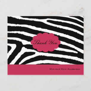 Cebra - gracias las tarjetas