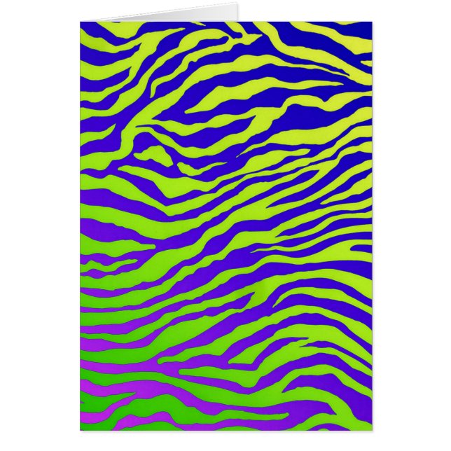 Cebra verde (retrato) (Frente)