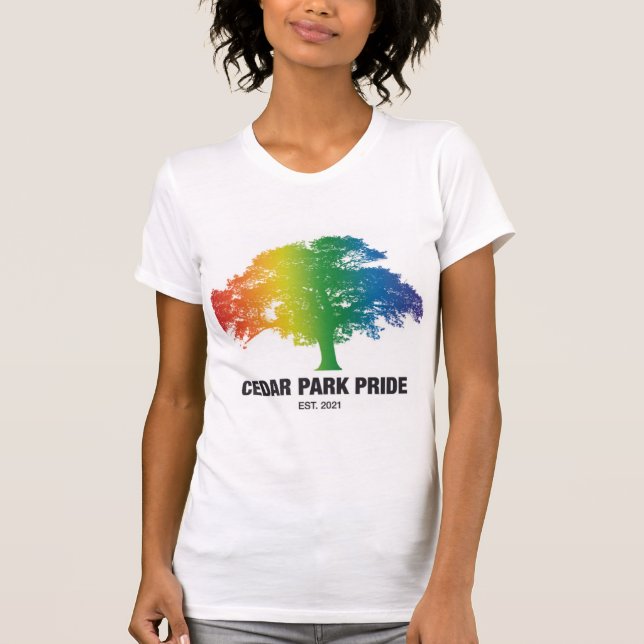 Cedar Park Orgullo Slim Fit camiseta (Anverso)