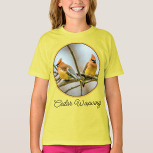 Cedar Waxwing - Camiseta con fotografía original