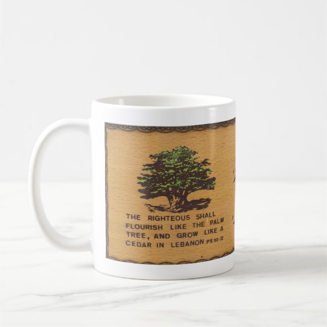 Cedro de la taza de café de Líbano (Izquierda)