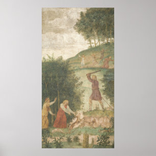 Céfalo, Caza - Bernardino Luini Cartel de Arte Fin