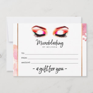 Cejas Creativas con Acuarela Microblading Regalo