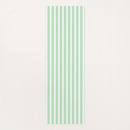 Celadon Vertical Stripped Yoga Mat