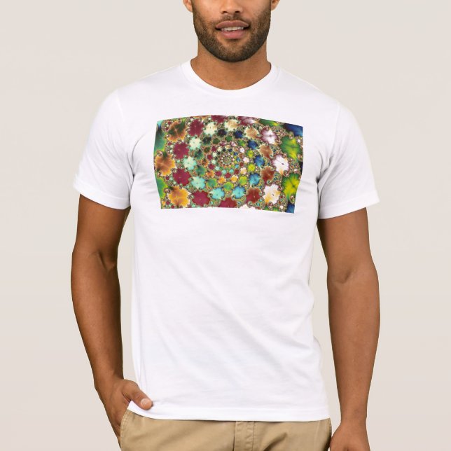 Celdas fractales - camiseta fractal (Anverso)