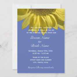 ¡Celebra con girasoles! Invitaciones de bodas de v