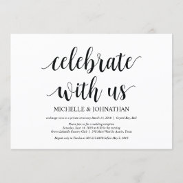 Celebra con nosotros invitaciones de boda íntima