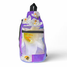 Celebra flores y abejas Bolso tipo bandolera.