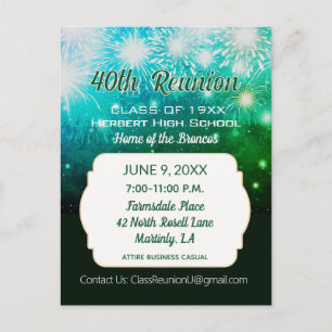 ¡Celebra!  Invitación a la Reunión de la 40ª Promo