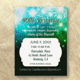 ¡Celebra! Invitación a la Reunión de la 40ª Promo
