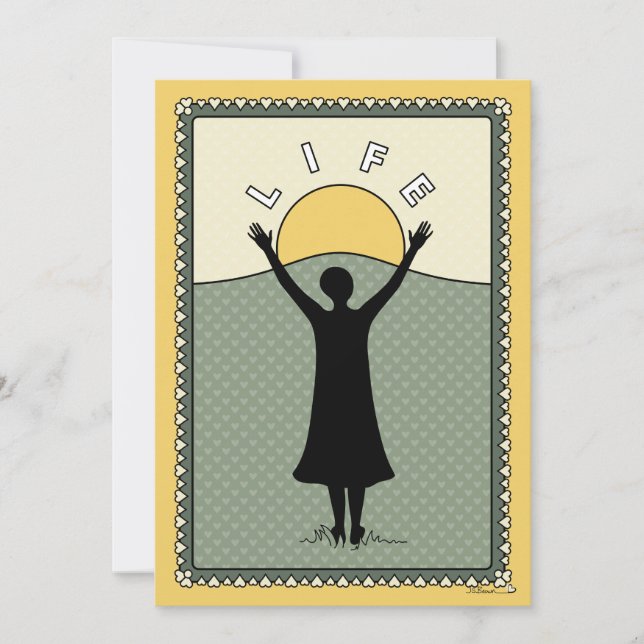 Celebra la tarjeta Life_C_Flat 5"x7" (Anverso)