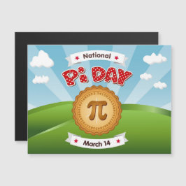 Celebra La Tarjeta Magnet De Pi Day