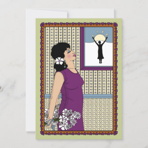 Celebra la tarjeta plana A_Flat 5"x7"