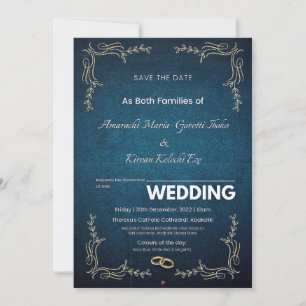 Celebra tu gran día con una invitación elegante