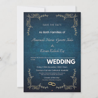Celebra tu gran día con una invitación elegante