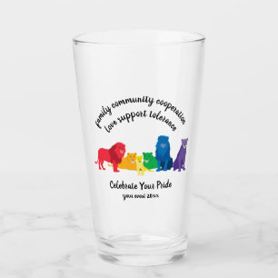 Celebra tu orgullo del orgullo león arcoiris