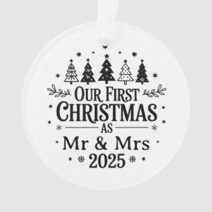 Celebra tu primer Navidad casado con un adorno per