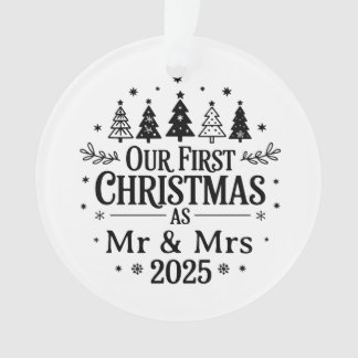 Celebra tu primer Navidad casado con un adorno per