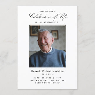 Celebración clásica de la invitación de la vida