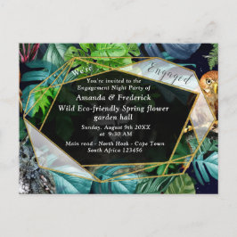 Celebración de fiesta en vivo por la noche Tarjeta