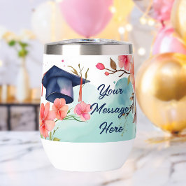 Celebración de graduación de color de agua