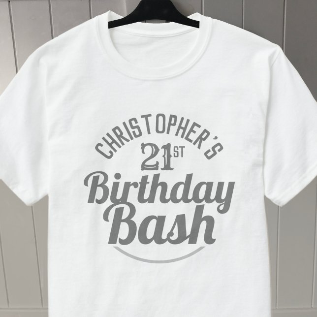 Celebración de la camiseta de cumpleaños número 21 (Subido por el creador)