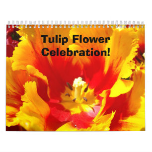 Celebración de la Flor de Tulipán! Calendarios reg
