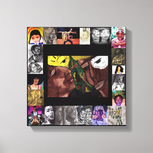 CELEBRACIÓN DE LA HISTORIA NEGRA DEL lienzo POPULA (Anverso)