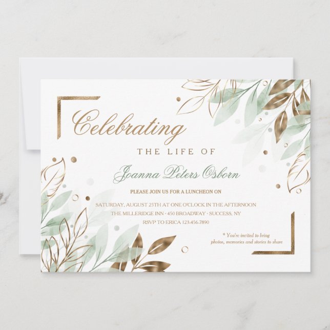Celebración de la invitación a la vida (Anverso)