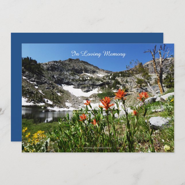 Celebración de la invitación a la vida, montañas,  (Anverso / Reverso)