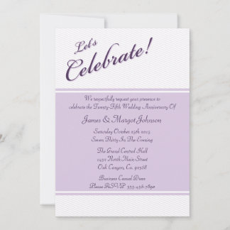 Celebración de la invitación al partido Purple 25 