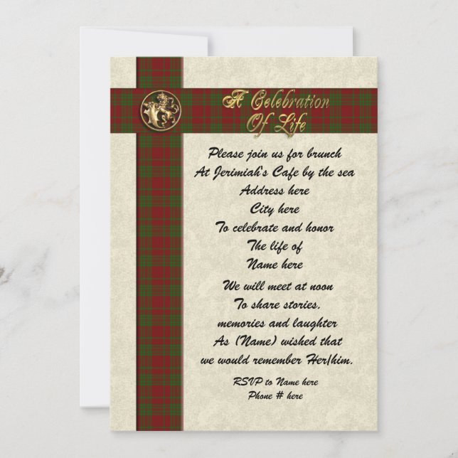 Celebración de la invitación conmemorativa de la v (Anverso)