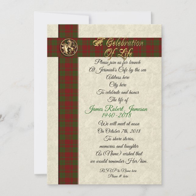 Celebración de la invitación conmemorativa de la v (Anverso)