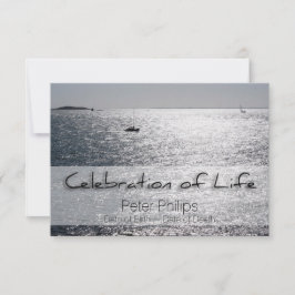 Celebración de la Invitación del funeral de la vid