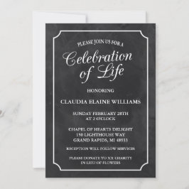 CELEBRACIÓN DE LA INVITACIÓN FUNERAL DE LA VIDA EN