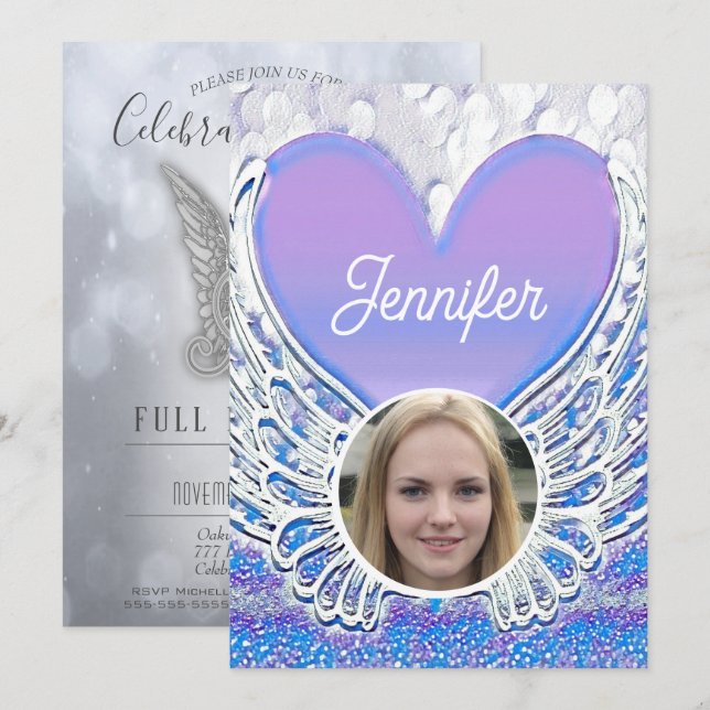 Celebración de la invitación funeraria a la vida (Anverso / Reverso)