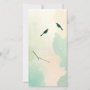 Celebración de la invitación funeraria hecha a man