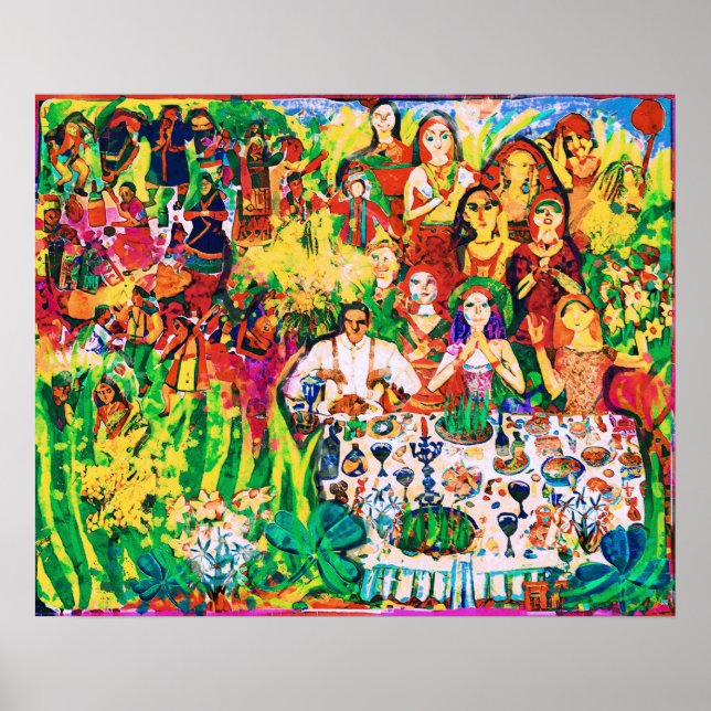 Celebración de la primavera del arte folclórico in (Frente)