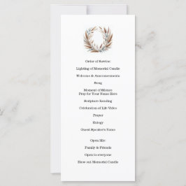 Celebración de la vida, funeral, servicio conmemor