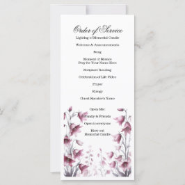 Celebración de la vida, funeral, servicio conmemor