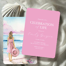Celebración de la vida Invitación a la playa de ac